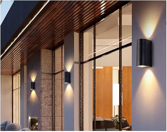 Aplique de pared tipo foco con doble luz