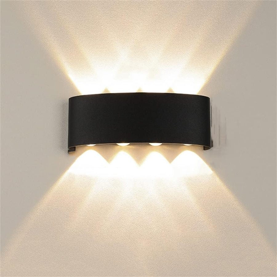 Aplique de pared con 4 bombillas a doble luz