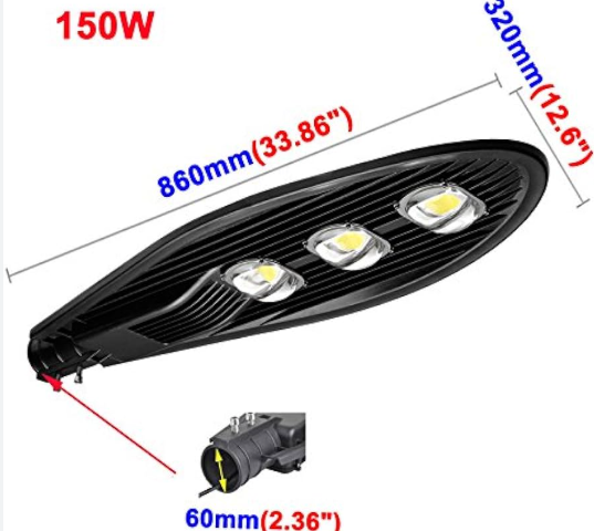 Lampara de Cobra 150W sin fotocelda