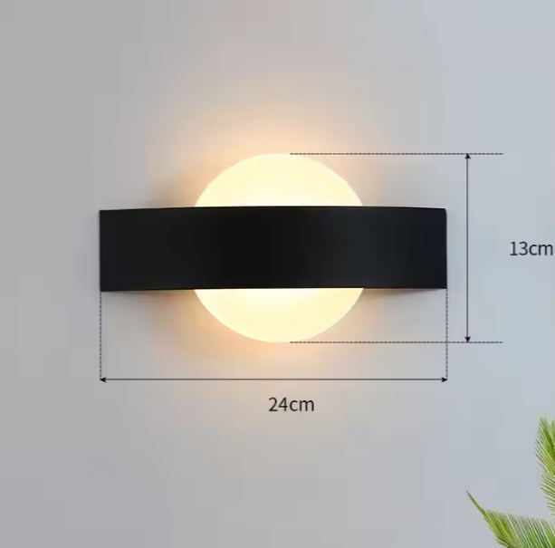 Aplique de pared integrado Luna