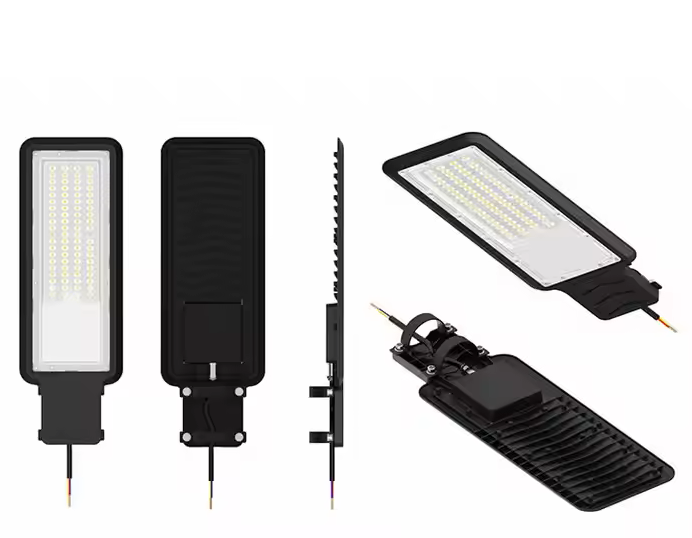 Lampara de Calle electrica Negra 100W